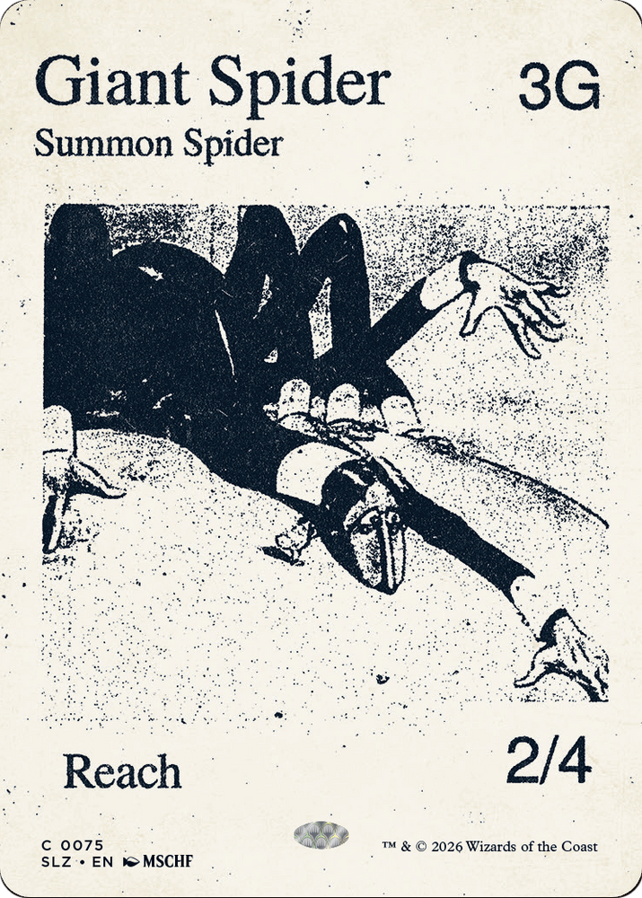 Giant Spider (0075) [Secret Lair x MSCHF: The Zeta Set]