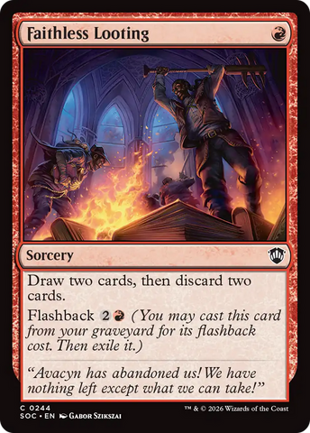 Faithless Looting [Secrets of Strixhaven Commander]