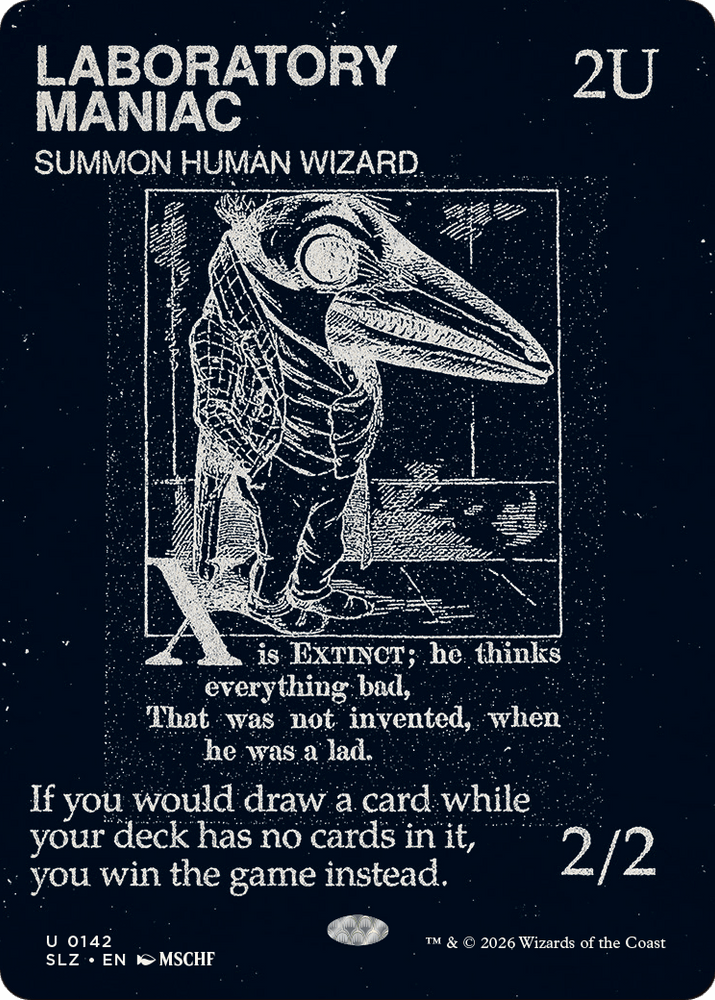 Laboratory Maniac (0142) [Secret Lair x MSCHF: The Zeta Set]