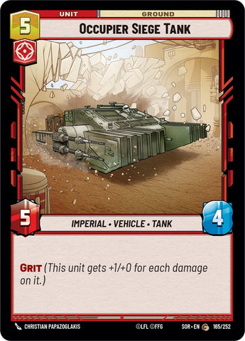 Occupier Siege Tank (165/252) [Spark of Rebellion]