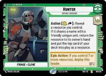 Hunter - Outcast Sergeant (009/262) [Shadows of the Galaxy]
