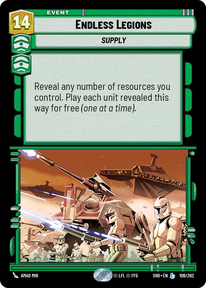 Endless Legions (109/262) (109/262) [Shadows of the Galaxy]