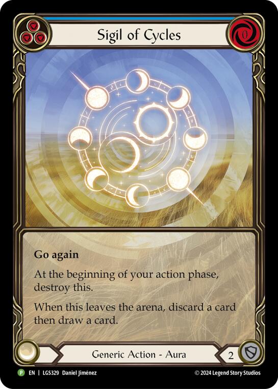 Sigil of Cycles (Extended Art) - LGS329 [LGS329] (Promo)  Rainbow Foil