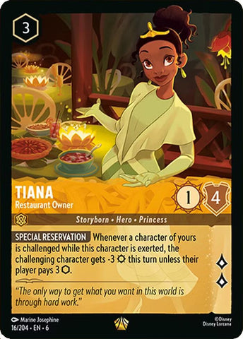 Tiana - Restaurant Owner (16/204) [Azurite Sea]