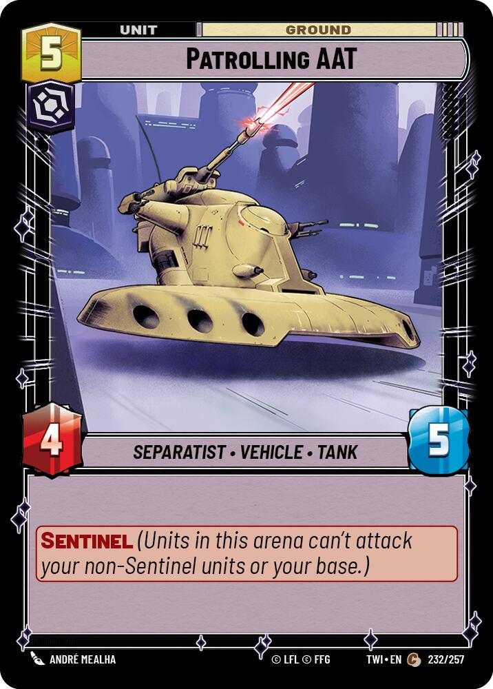 Patrolling AAT (232/257) (232/257) [Twilight of the Republic]