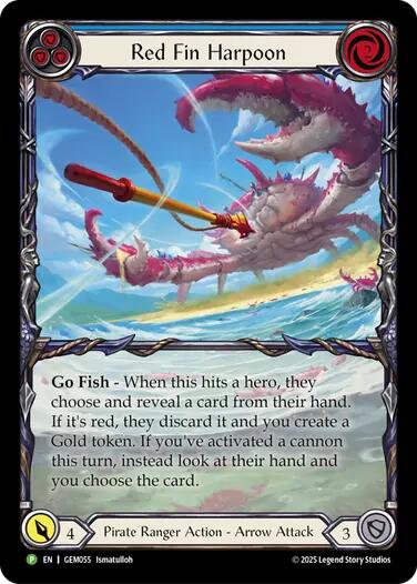 Red Fin Harpoon [GEM055] (GEM Pack 2)