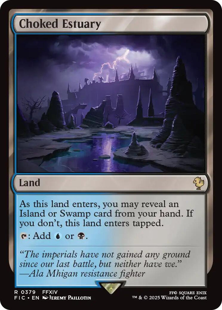 Choked Estuary (Surge Foil) [FINAL FANTASY Commander]
