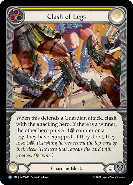 Clash of Legs [MPG050] (Mastery Pack Guardian)  Rainbow Foil