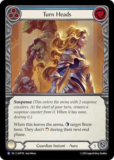 Turn Heads [SUP176] (Super Slam)  Rainbow Foil