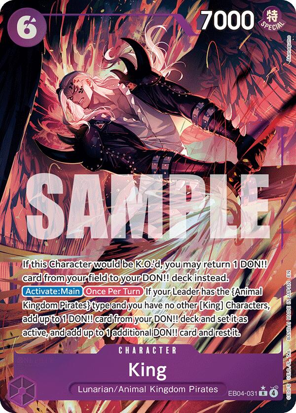 King (Alternate Art) [The Azure Sea's Seven]