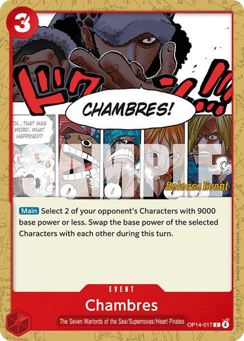 Chambres [The Azure Sea's Seven Release Event Cards]