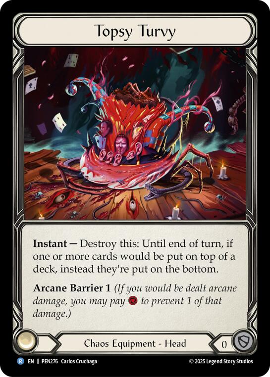 Topsy Turvy [PEN276] (Compendium of Rathe)  Cold Foil