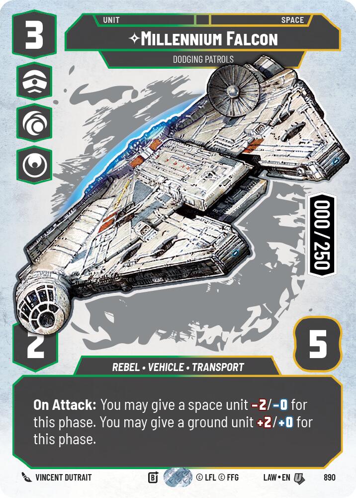 Millennium Falcon - Dodging Patrols (Serialized) (890) (890) [A Lawless Time]