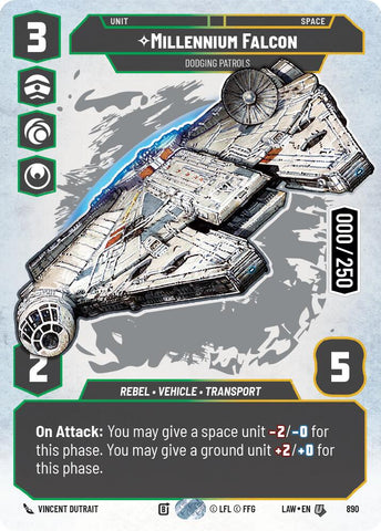 Millennium Falcon - Dodging Patrols (Serialized) (890) (890) [A Lawless Time]