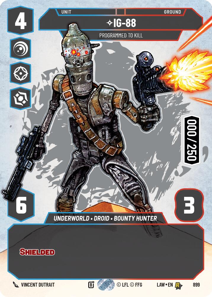 IG-88 - Programmed to Kill (Serialized) (899) (899) [A Lawless Time]