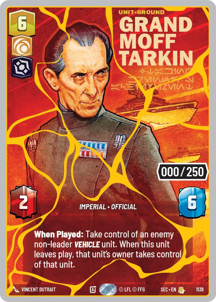 Grand Moff Tarkin - Taking Krennic's Achievement (1139) (Serialized) (Gold) (1139) [Secrets of Power]