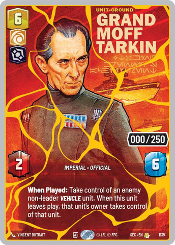 Grand Moff Tarkin - Taking Krennic's Achievement (1139) (Serialized) (Gold) (1139) [Secrets of Power]