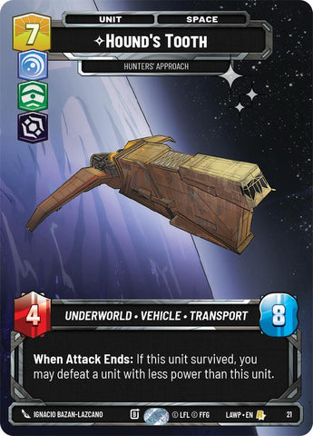 Hound's Tooth - Hunters' Approach (21) (Foil) (21) [A Lawless Time: Weekly Play]