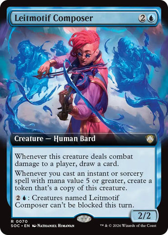 Leitmotif Composer (Extended Art) [Secrets of Strixhaven Commander]