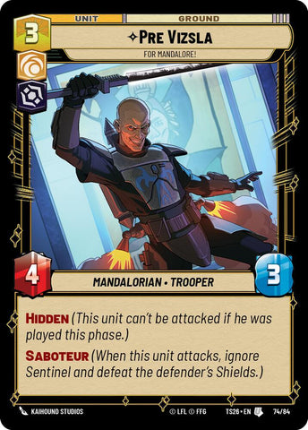 Pre Vizsla - For Mandalore! (74/84) (74/84) [Twin Suns]