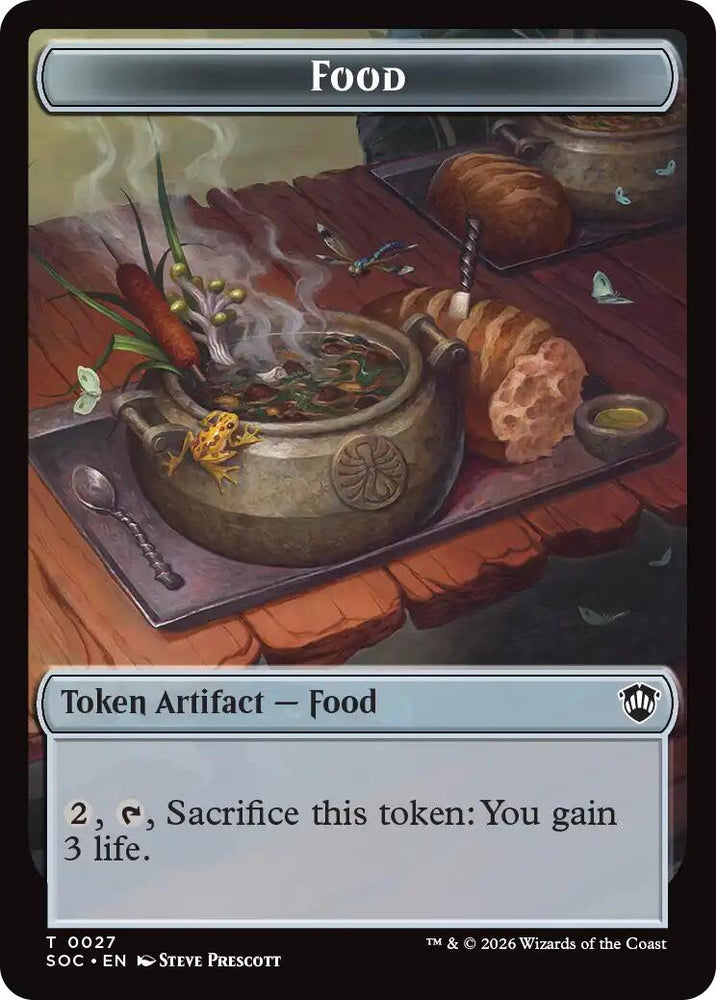 Food // City's Blessing Double-Sided Token [Secrets of Strixhaven Commander Tokens]