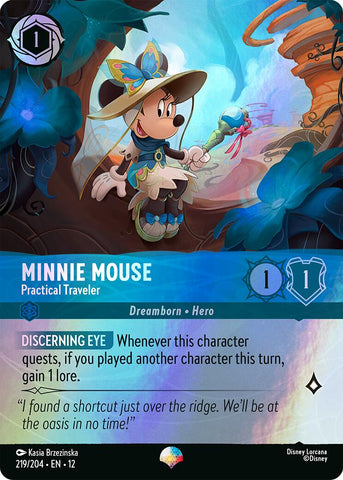 Minnie Mouse - Practical Traveler (Epic) (219/204) [Wilds Unknown]