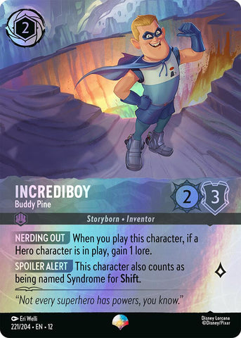 Incrediboy - Buddy Pine (Epic) (221/204) [Wilds Unknown]