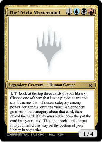 The Trivia Mastermind [Unknown Event]