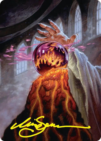 Palantir of Orthanc Art Card (Gold-Stamped Signature) [The Hobbit Art Series]