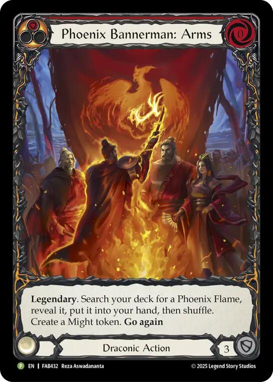 Phoenix Bannerman: Arms [FAB432] (Promo)  Cold Foil