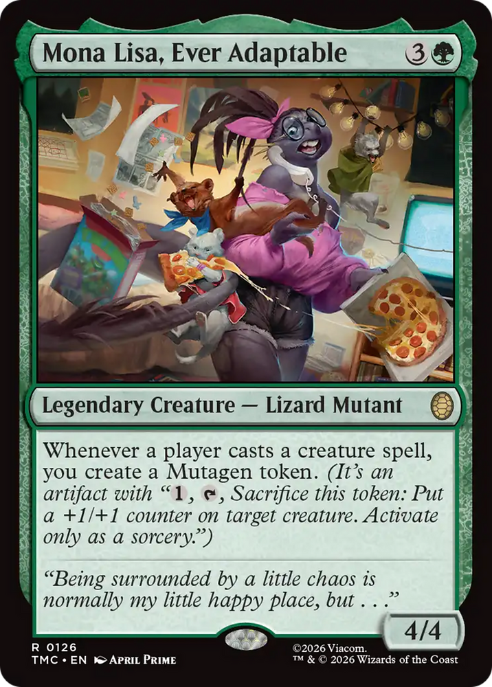 Mona Lisa, Ever Adaptable [Teenage Mutant Ninja Turtles Commander]