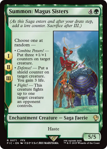 Summon: Magus Sisters [FINAL FANTASY Commander]