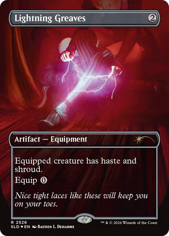 Lightning Greaves (2526) [Secret Lair Drop Series]