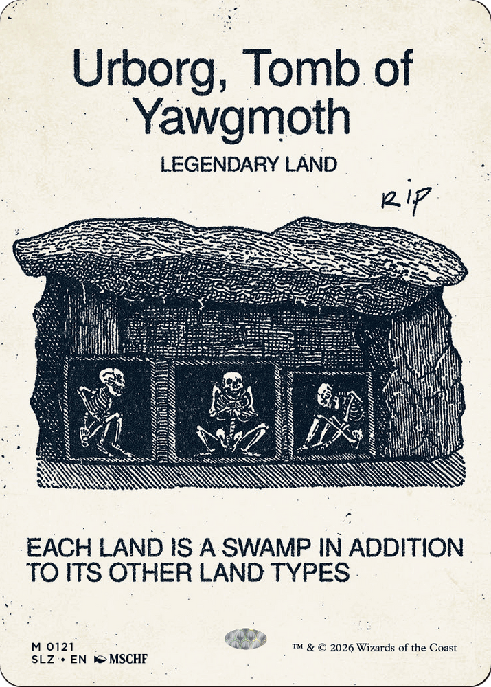 Urborg, Tomb of Yawgmoth (0121) [Secret Lair x MSCHF: The Zeta Set]