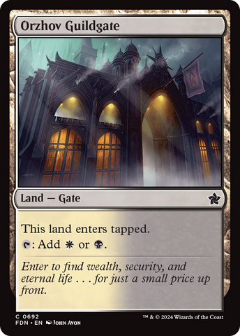 Orzhov Guildgate [Foundations]