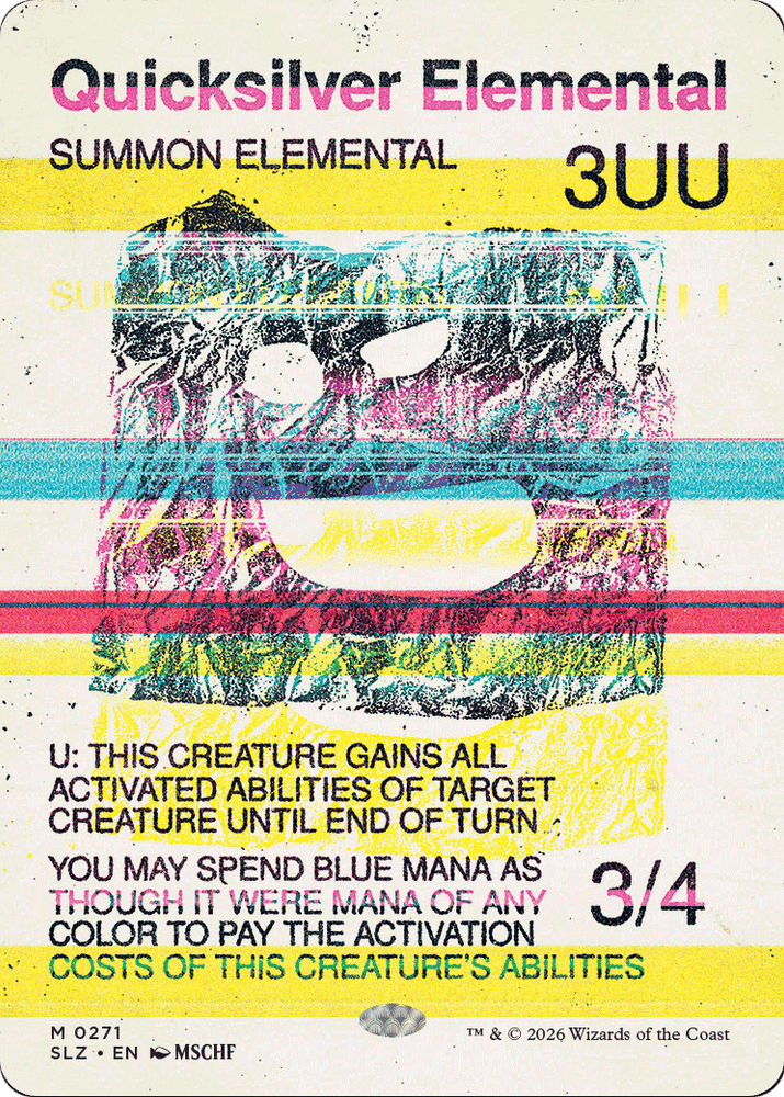Quicksilver Elemental (0271) [Secret Lair x MSCHF: The Zeta Set]