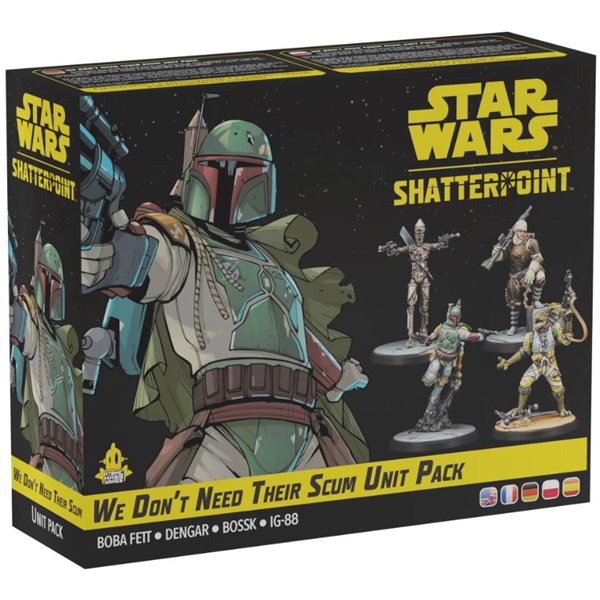 Star Wars Shatterpoint: We Don't Need Their Scum Unit Pack (PREORDER NOV 1 2024)