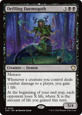 Defiling Daemogoth [Secrets of Strixhaven Commander]