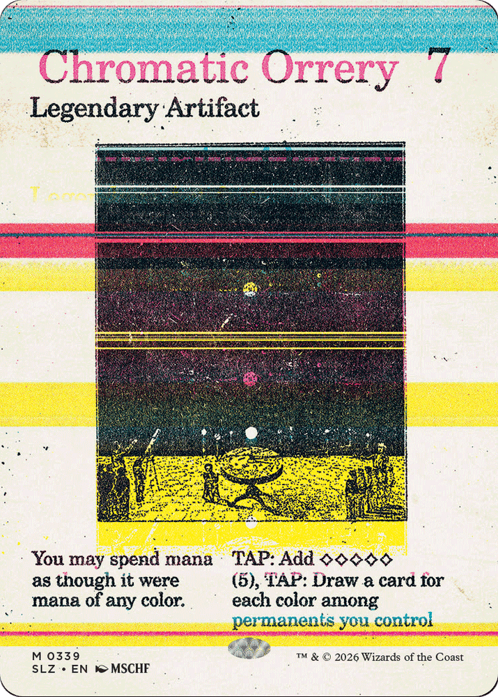 Chromatic Orrery (0339) [Secret Lair x MSCHF: The Zeta Set]