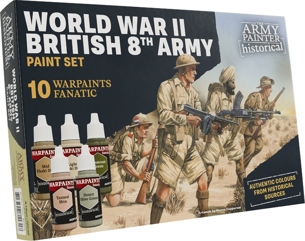 World War 2 British 8th Army Paint Set