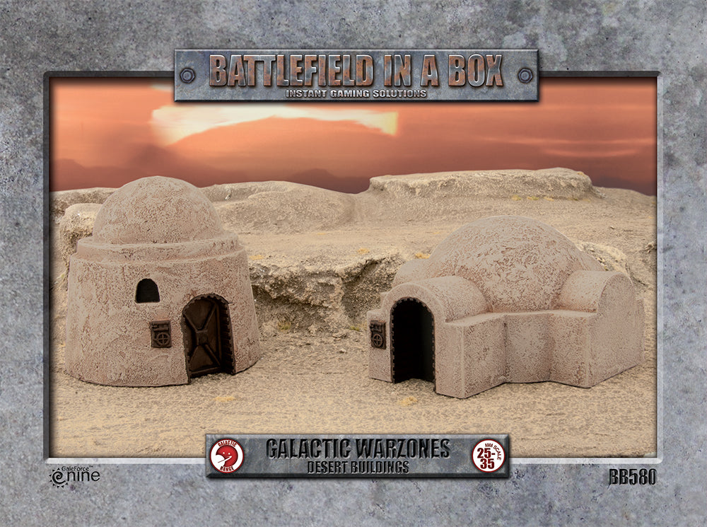 Battlefield In A Box - Galactic Warzones - Desert Buildings