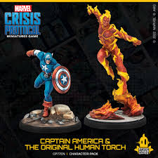 Marvel Crisis Protocol: Captain America & the Original Human Torch