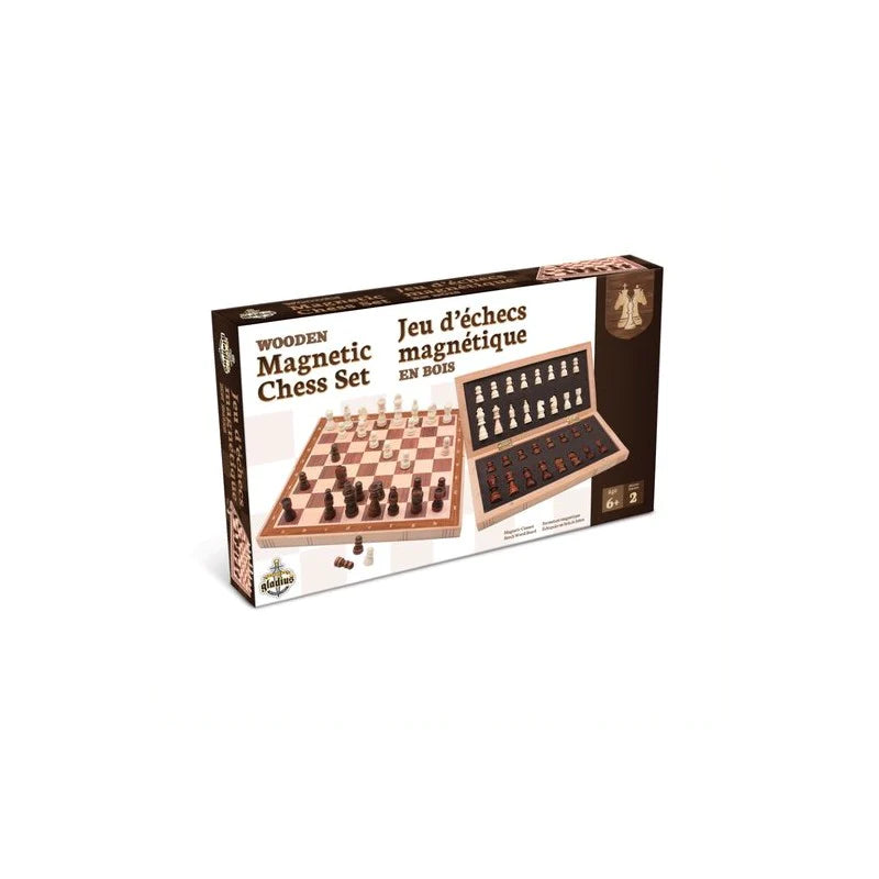 Magnetic wooden chess set (Bil)