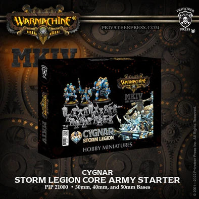 WARMACHINE MKIV - CYGNAR STORM LEGION - CORE ARMY STARTER