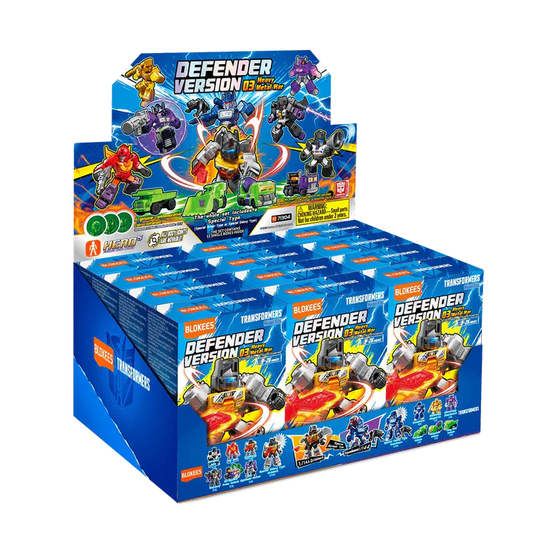 Blokees Transformers Defender Version 03 Heavy Metal War (Individual box)