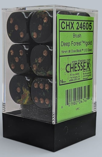 Chessex Opaque D6 12 Count