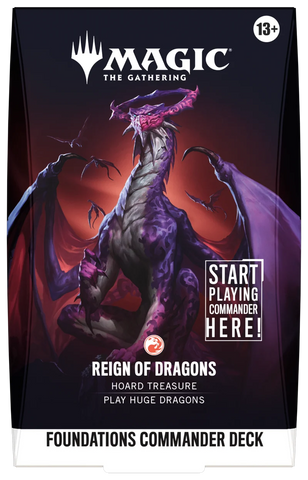 Foundations Commander Deck - Reign of Dragons (Pre-order September 25)