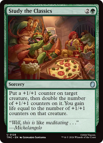 Study the Classics [Teenage Mutant Ninja Turtles Commander]