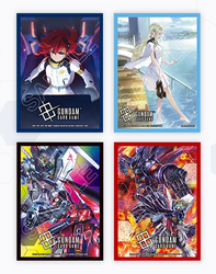 GUNDAM CG OFFICIAL CARD SLEEVES 02 12CT ASSORTMENT