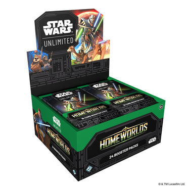 Star Wars Unlimited: Homeworlds Booster Display